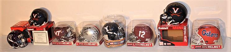 8 Super College (Mostly Riddell) Signed Minis (1 of 10)