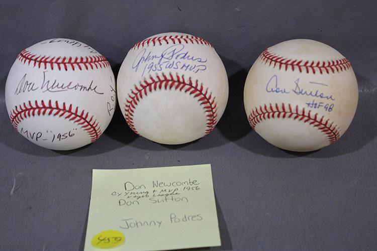 3 Signed Baseballs (1 of 7)