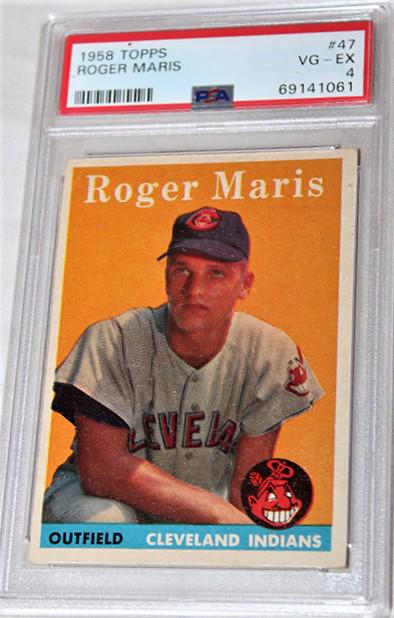 1958 Topps Roger Maris #47 Baseball Card (1 of 3)