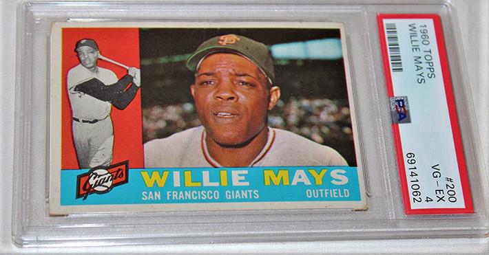 1960 Topps Willie Mays Baseball Card #200 (1 of 3)