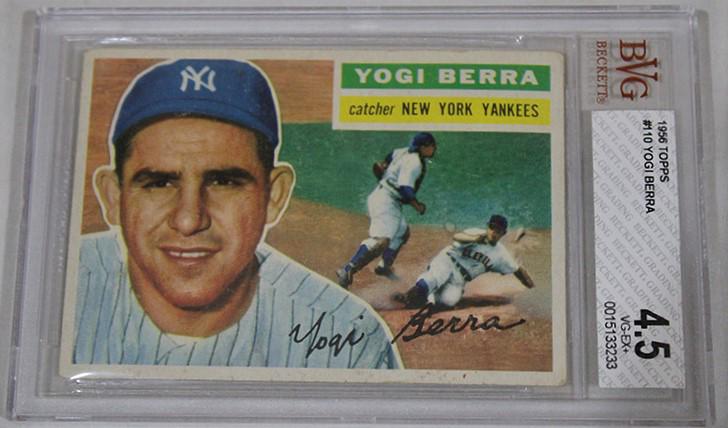 1956 Topps #110 Yogi Berra Baseballs Card (1 of 3)