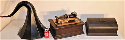 Very Rare Edison Ideal Phonograph #65441 Working In A Mahogany Case