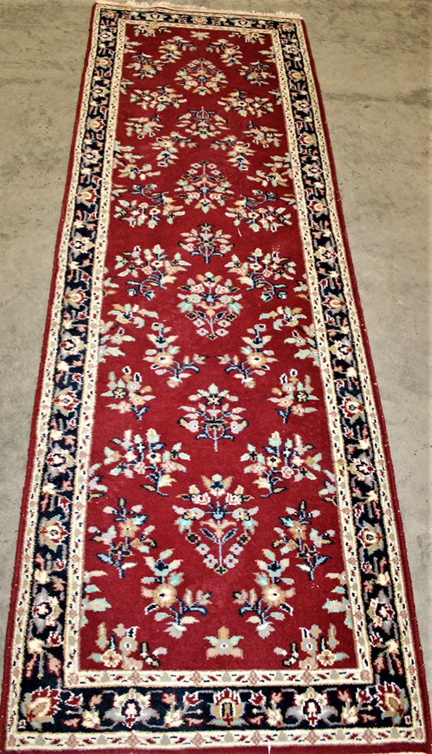 Small Hand Made Oriental Runner (1 of 4)