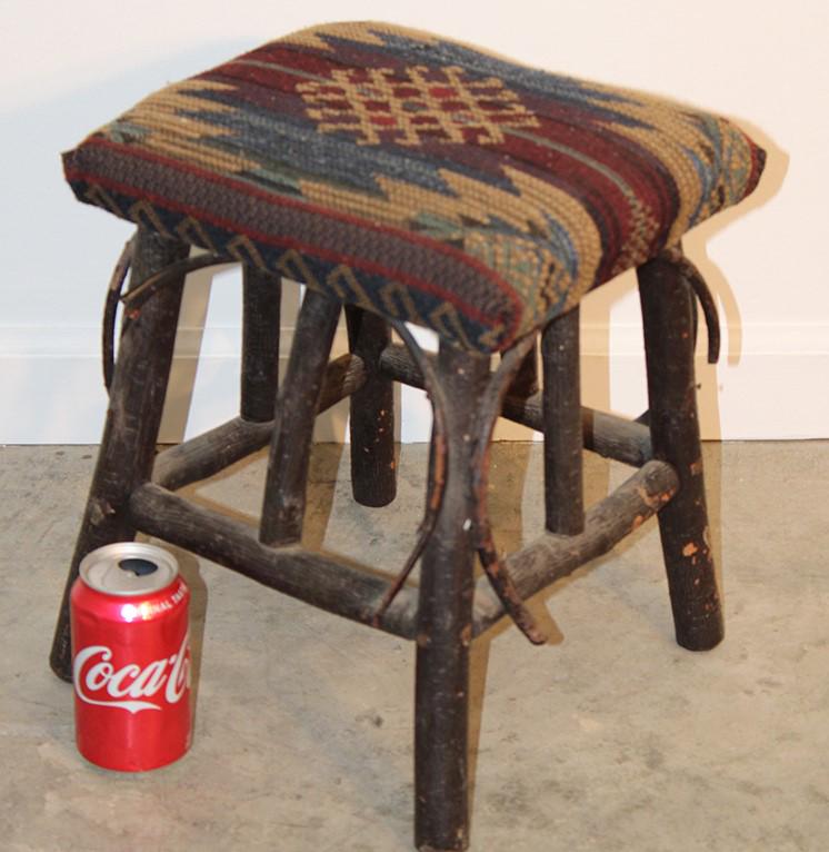 Nice Small Adirondack Foot Stool (1 of 2)