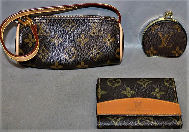 3 Pcs Of Louis Vuitton Including Small Bag, Wallet, And Compact (1 of 6)
