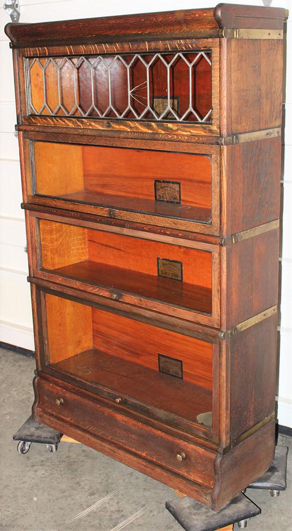 Globe Wernicke Stacking Bookcase In Oak (1 of 3)