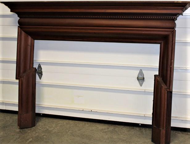 Large Victorian Mantel With Deep Accentuated Moldings (1 of 4)
