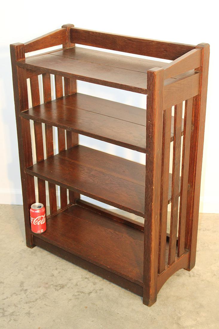 4 Tier Mission Oak Shelf (1 of 6)