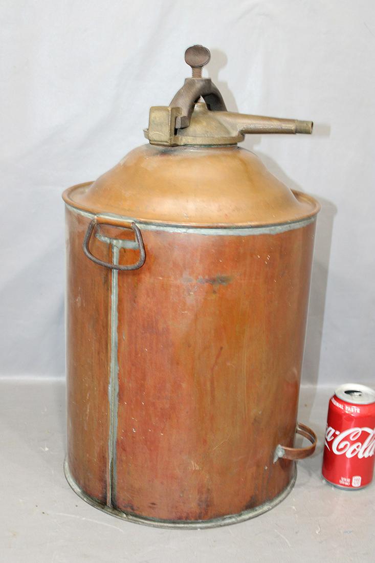Vintage Copper Still With Pressure Top (1 of 3)