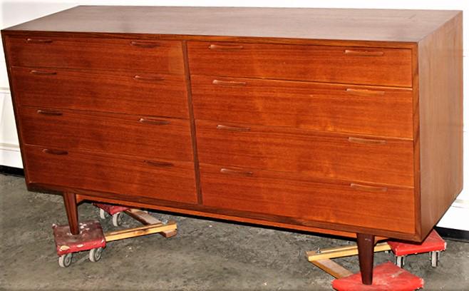 Super Teak Mid Century 8 Drawer Dresser By Kofod-Larsen (1 of 4)