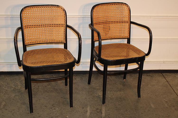 Pair Of Josef Hoffman "Prague" Arm Chairs (1 of 3)