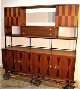 Fabulous Mid Century "Stanley" Buffet With Hutch