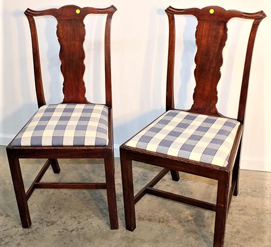 Pair Of Centennial Chippendale Chairs (1 of 3)
