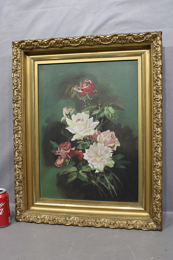 19Th C. Still Life Painting O/C With A Wonderful Original Gild Frame (1 of 3)