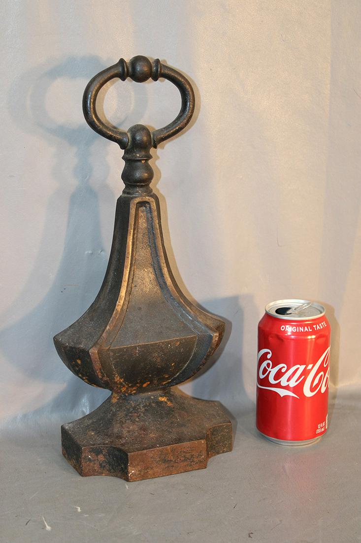 Heavy Classical Antique Cast Iron Door Stop (1 of 3)