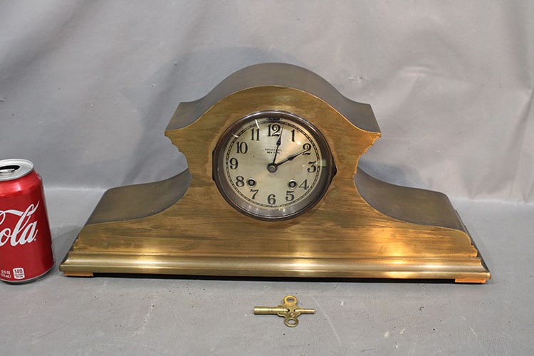 Impressive 18" Signed Tiffany & Co. Mantel Clock Marked Chelsea Clock Co. Boston (1 of 4)