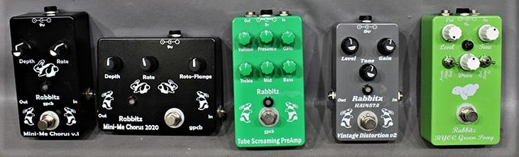 Group Of 5 Rabbitz Music Foot Pedals (1 of 4)