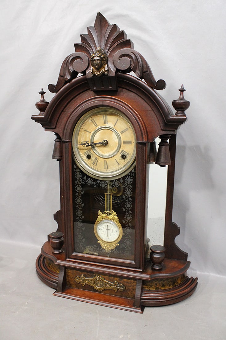 Fine F. Kroeber Oversized Mirror Side Clock (1 of 5)