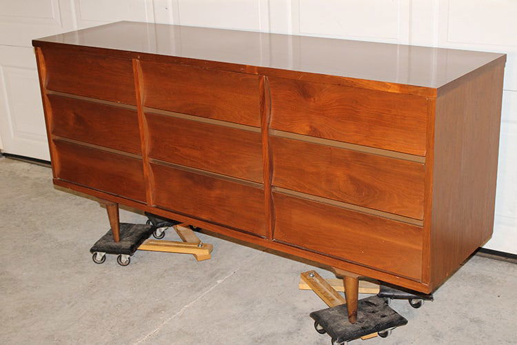 Nice Looking Mid Century 9 Drawer Dresser By Johnson Carper (1 of 4)