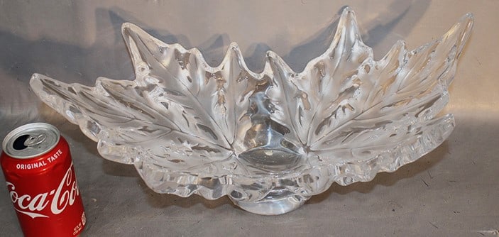 Awesome signed Lalique champ-elysees bowl. Wonderful condition, signed Lalique France. 3-12-90 (MCL) (1 of 4)