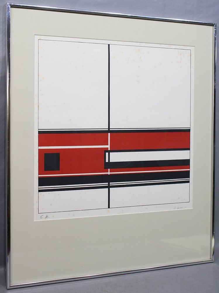 Nice signed J. Gorin (Albert Jean Gorin) artist proof litho. Nicely framed, some foxing (see (1 of 4)