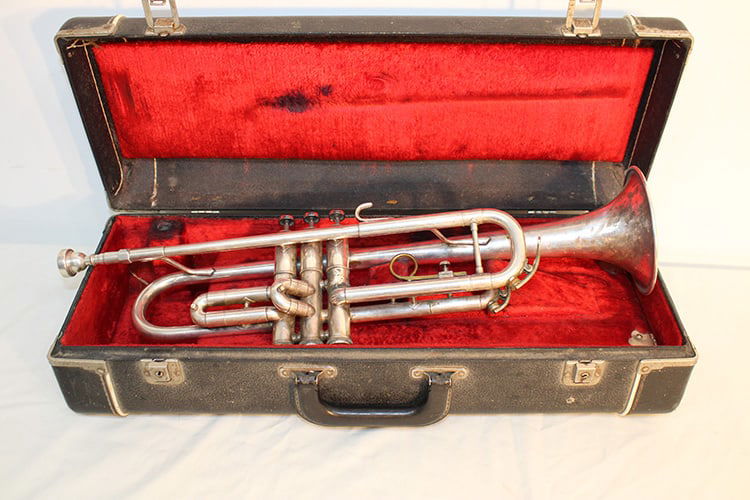 Eterna By Getzen Severinsen Model Trumpet. Silver Plated, Estate Fresh