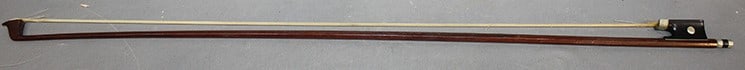 Signed Prell violin bow. Appr. 29" long. (1 of 4)