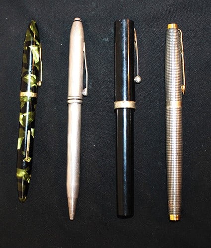4 Antique Pens 6.5 Parker, Shaeffer, Cross (1 of 3)