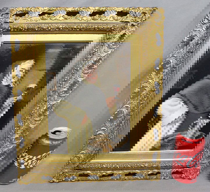 7X10 Signed KPM Porcelain Plaque Of A Monk With Wine: 7x10 signed KPM porcelain plaque of a monk with wine. Nice original frame, has the history of KPM on the back, estate fresh.