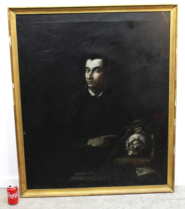 Early Large Oil On Canvas (Old Master Style) (1 of 5)