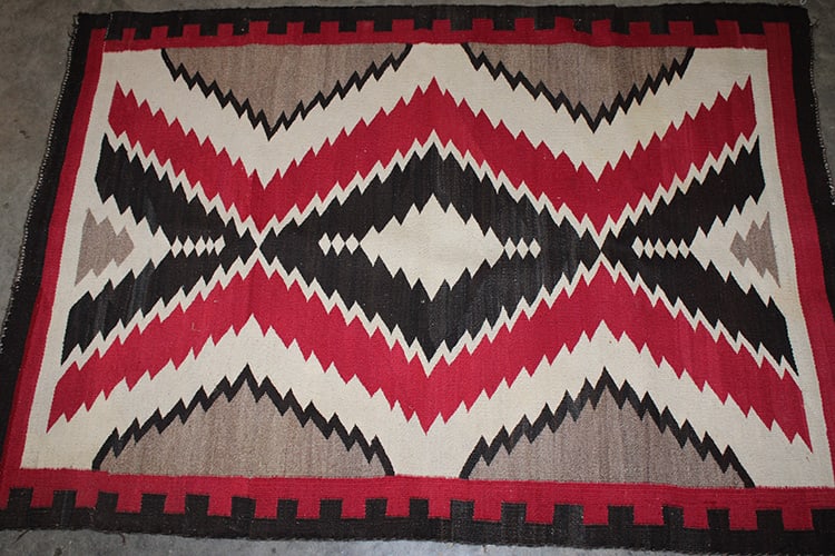 Multicolor Navaho Style Rug 36X50 (1 of 3)