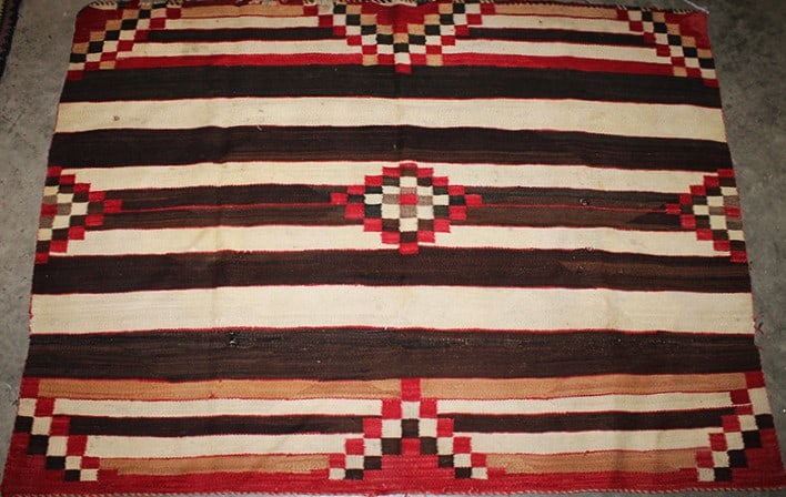 Early Large Navaho Style Rug Multicolor 47X65 (1 of 3)