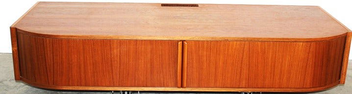 Mid Century Style TV Stand With Tambour Doors (1 of 4)