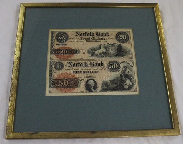 Great Uncut Bank Notes From Norfolk 1800s (1 of 3)