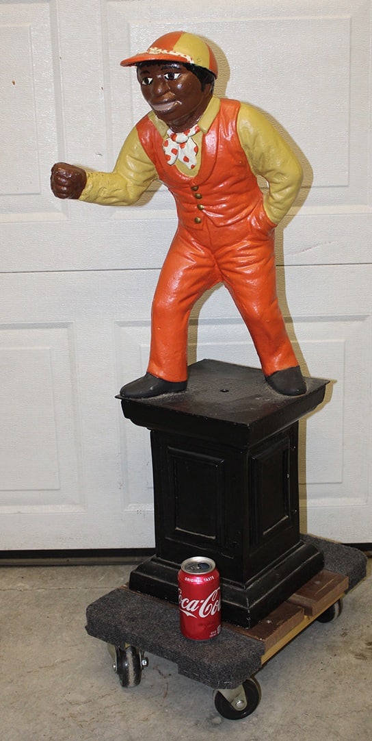 Cast Iron Black Americana Lawn Jockey (1 of 4)