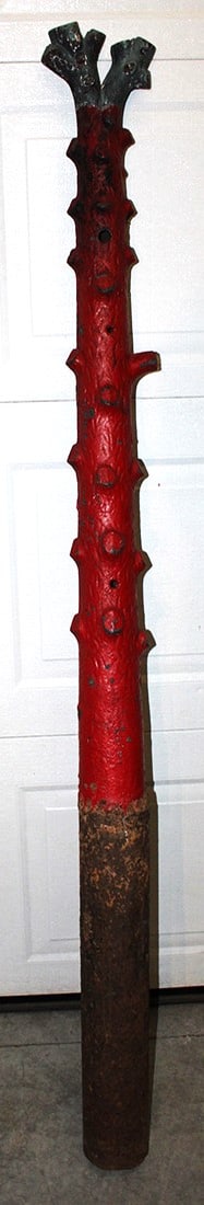 19Th C. Victorian Hitching Post In Tree Trunk Design (1 of 4)