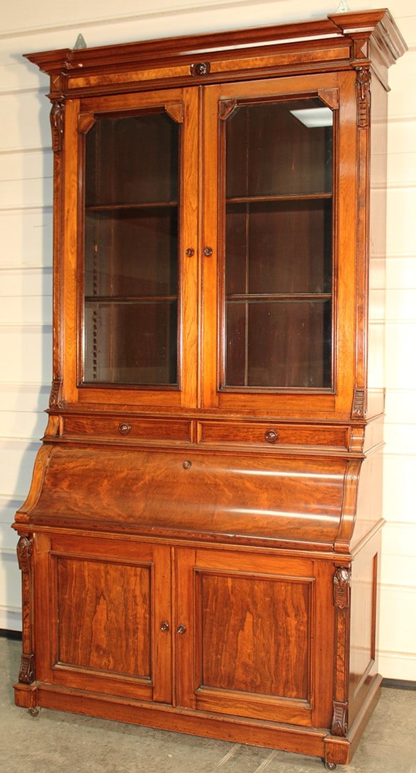 Sweet Victorian Secretary With Mechanical Drop Front Desk (1 of 5)