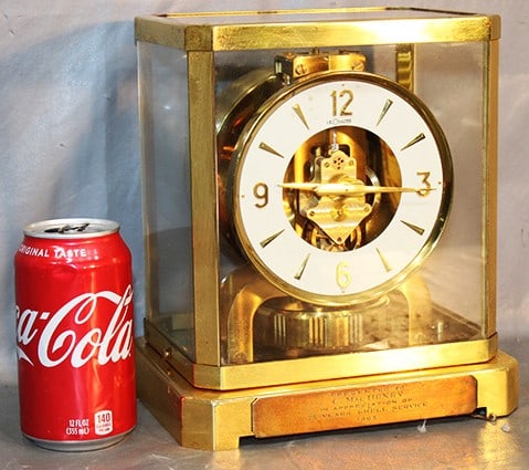Lecoultre "Atmos" Clock: LeCoultre "Atmos" clock. Runs for a while and stops. Locking arm doesn’t lock.