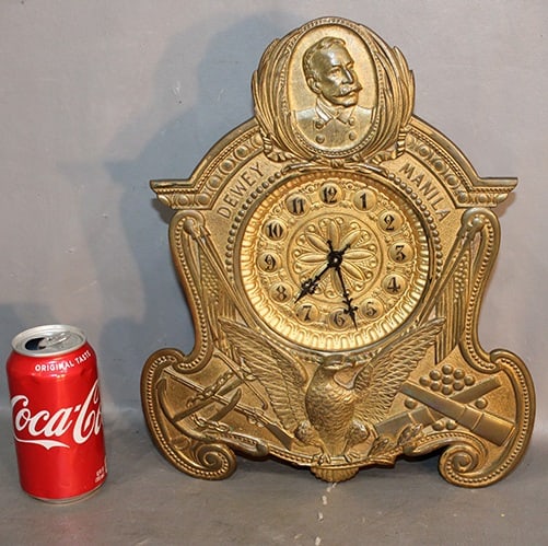 Rare Waterbury Admiral Dewey Clock (1 of 4)