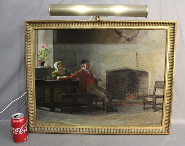 Nice Oil On Canvas Signed W. Verplanck Birney (1 of 7)