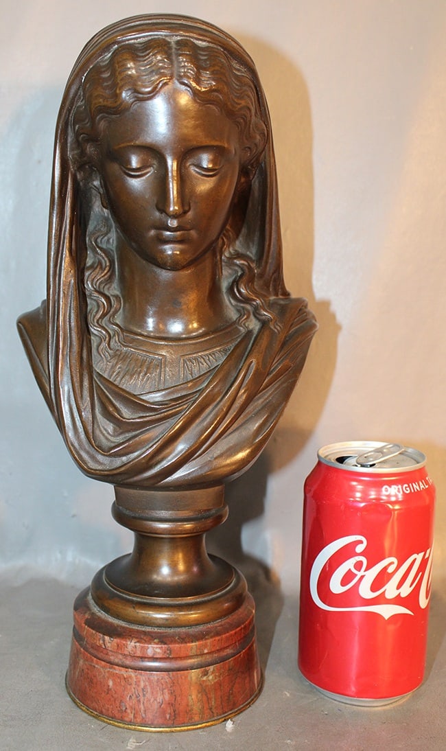 Fabulous 13" Signed Eugene Aizelin Bronze 1864 (1 of 8)