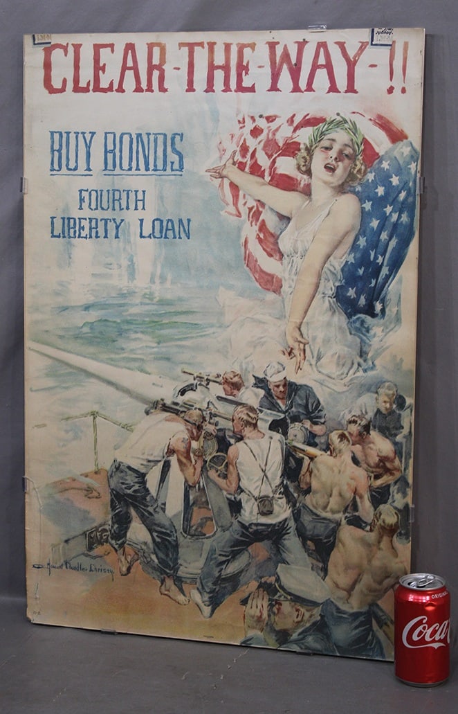 Original "Clear The Way" WWI Poster (1 of 5)