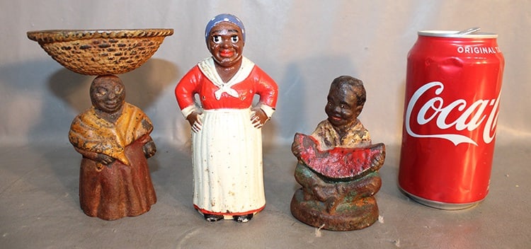 3 Vintage Pieces Of Black Americana Cast Iron (1 of 5)
