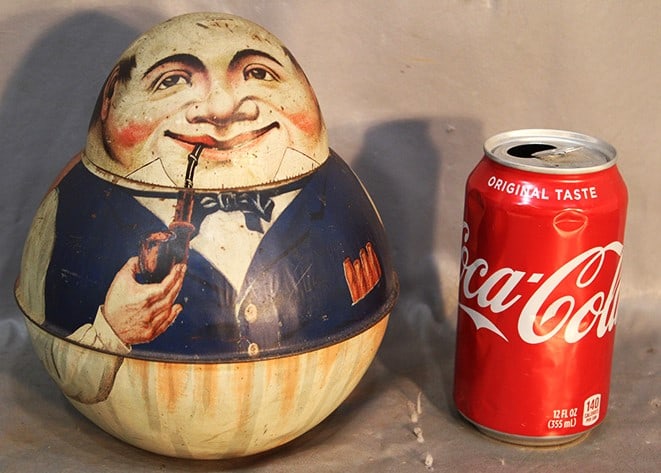 Original Roly Poly "Store Keeper" Tobacco Tin (1 of 3)