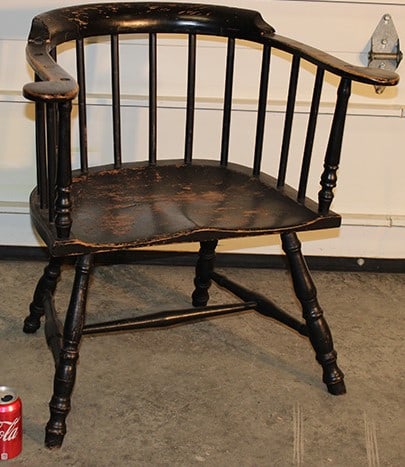 Period Low Back Windsor Arm Chair (1 of 4)