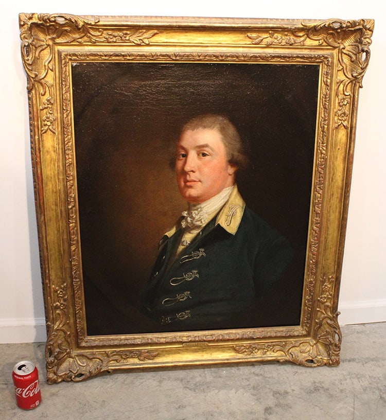 Important Signed Thomas Beach 1738-1806 Painting Oil On Canvas (1 of 6)