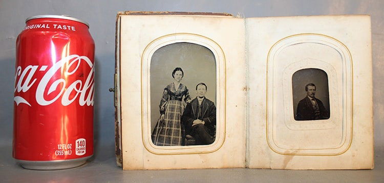 Book Of Early Photos And Tin Types Including Over 20 Tin Types (1 of 4)