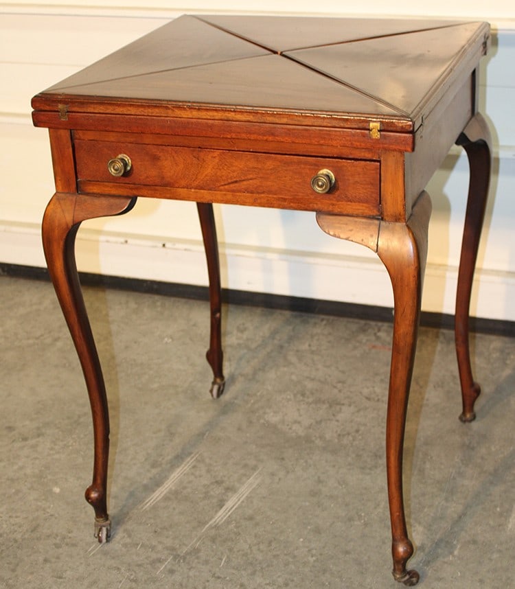 Nice 1 Drawer Fold Out Game Table (1 of 4)