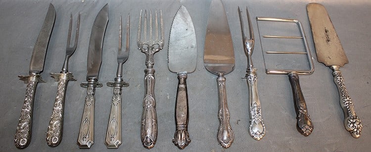 10 Pieces Of Sterling Cutlery And Serving Pieces (1 of 3)