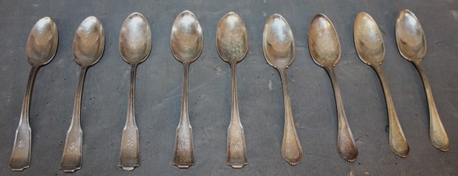 9 Sterling Silver Spoons 7.4 Ozt (1 of 3)